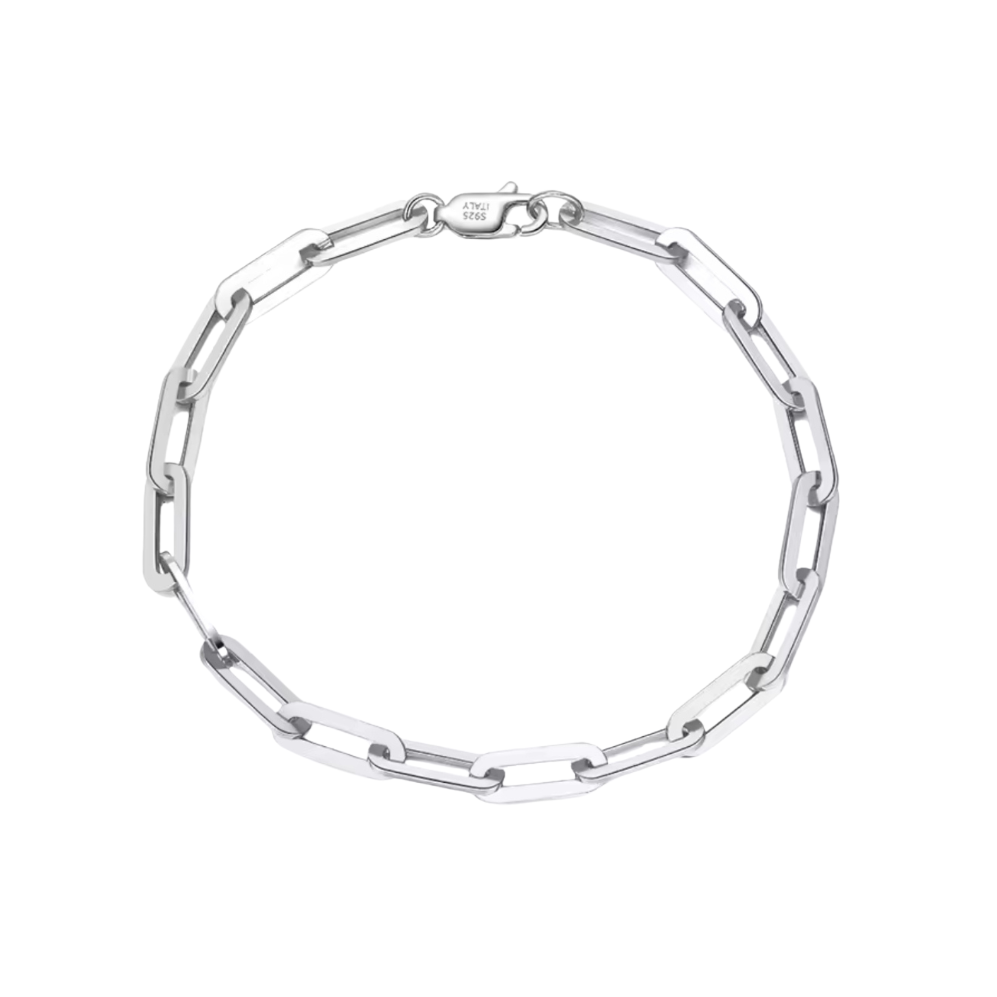 VYNE // ITALIAN SILVER PAPERCLIP 4,5mm