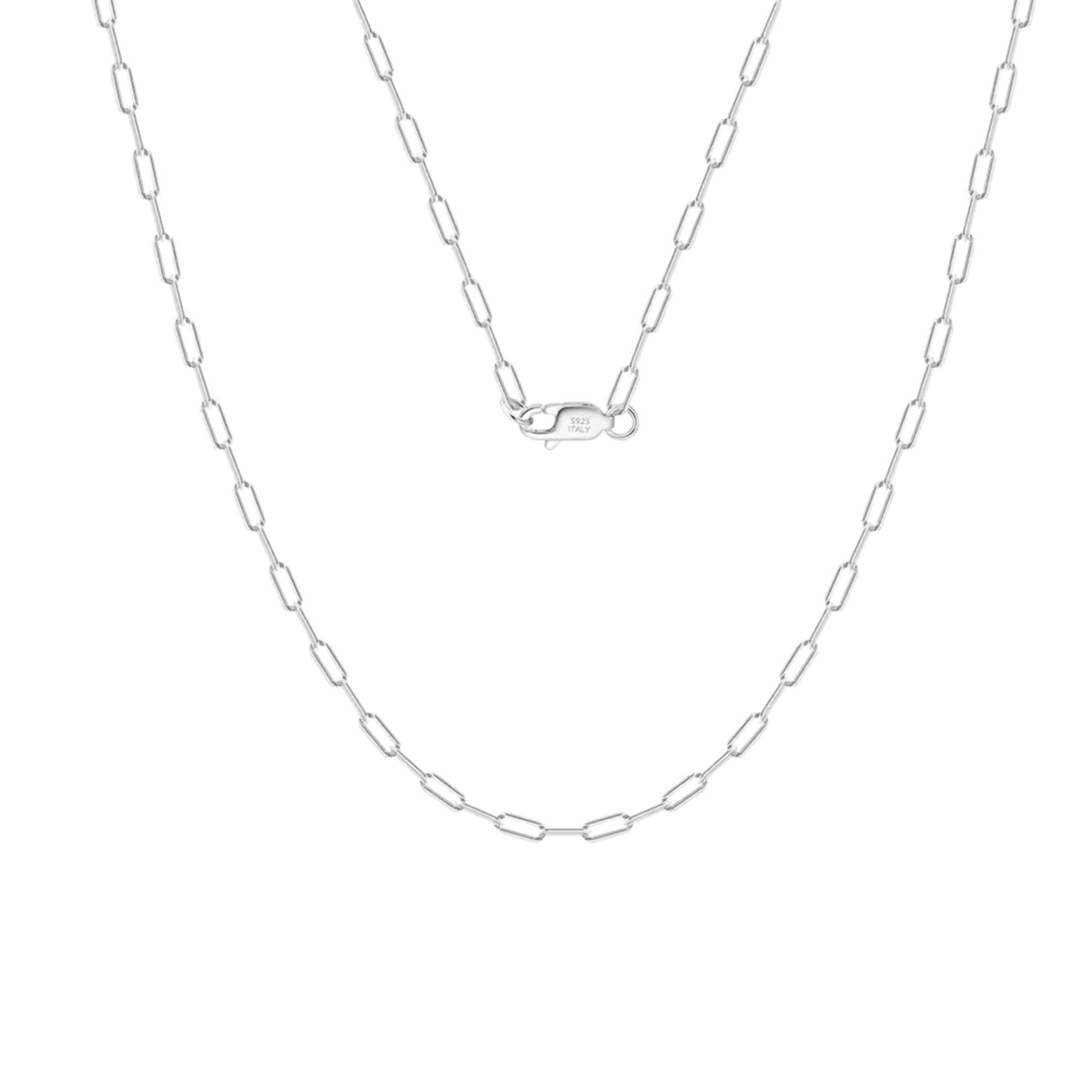 VYNE // ITALIAN SILVER PAPERCLIP MINIMAL 1,8