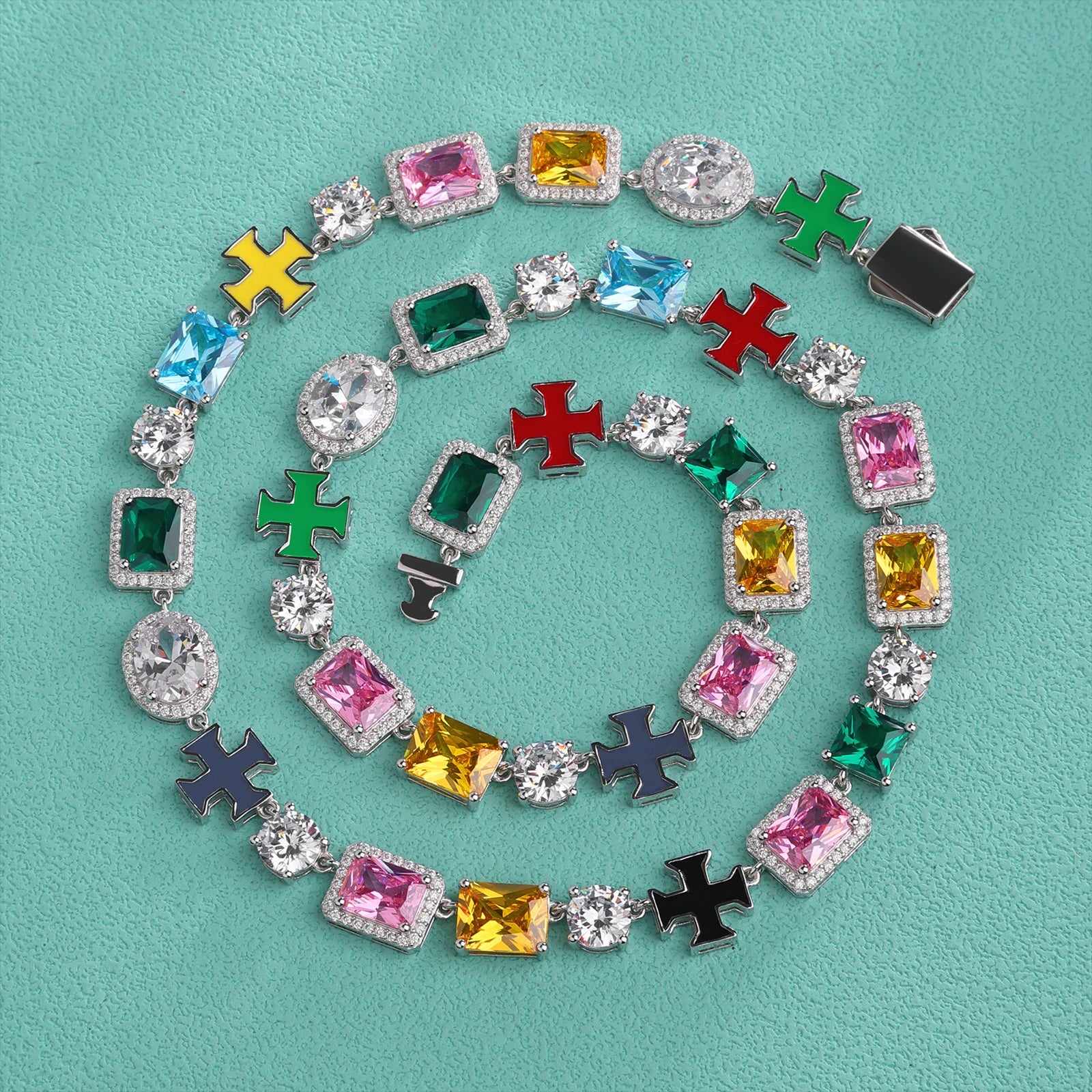 VYNE // ITALIAN SILVER GEMSTONE NECKLACE