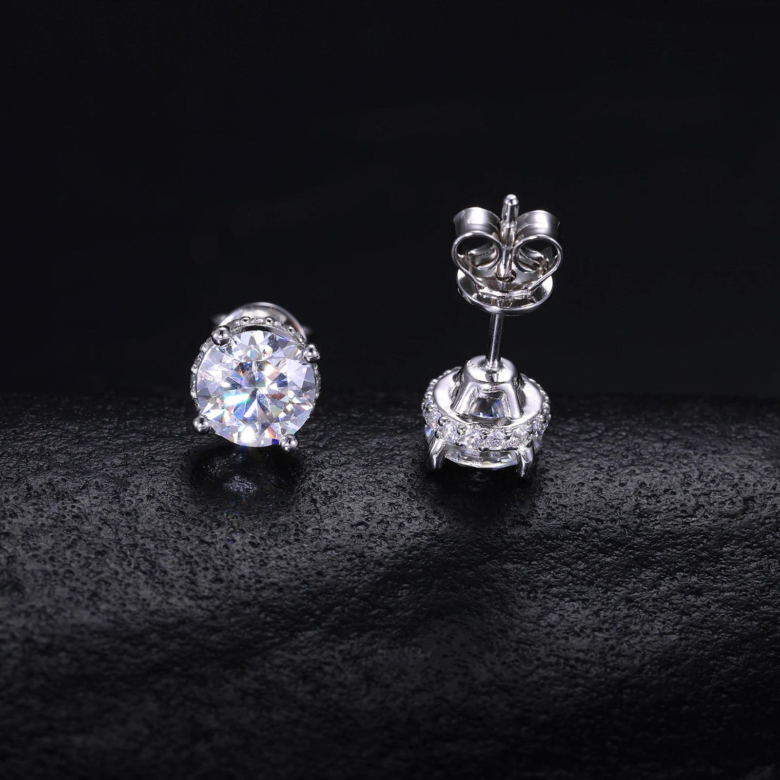 VYNE // ITALIAN SILVER ROUND BRILLIANT MOISSANIT