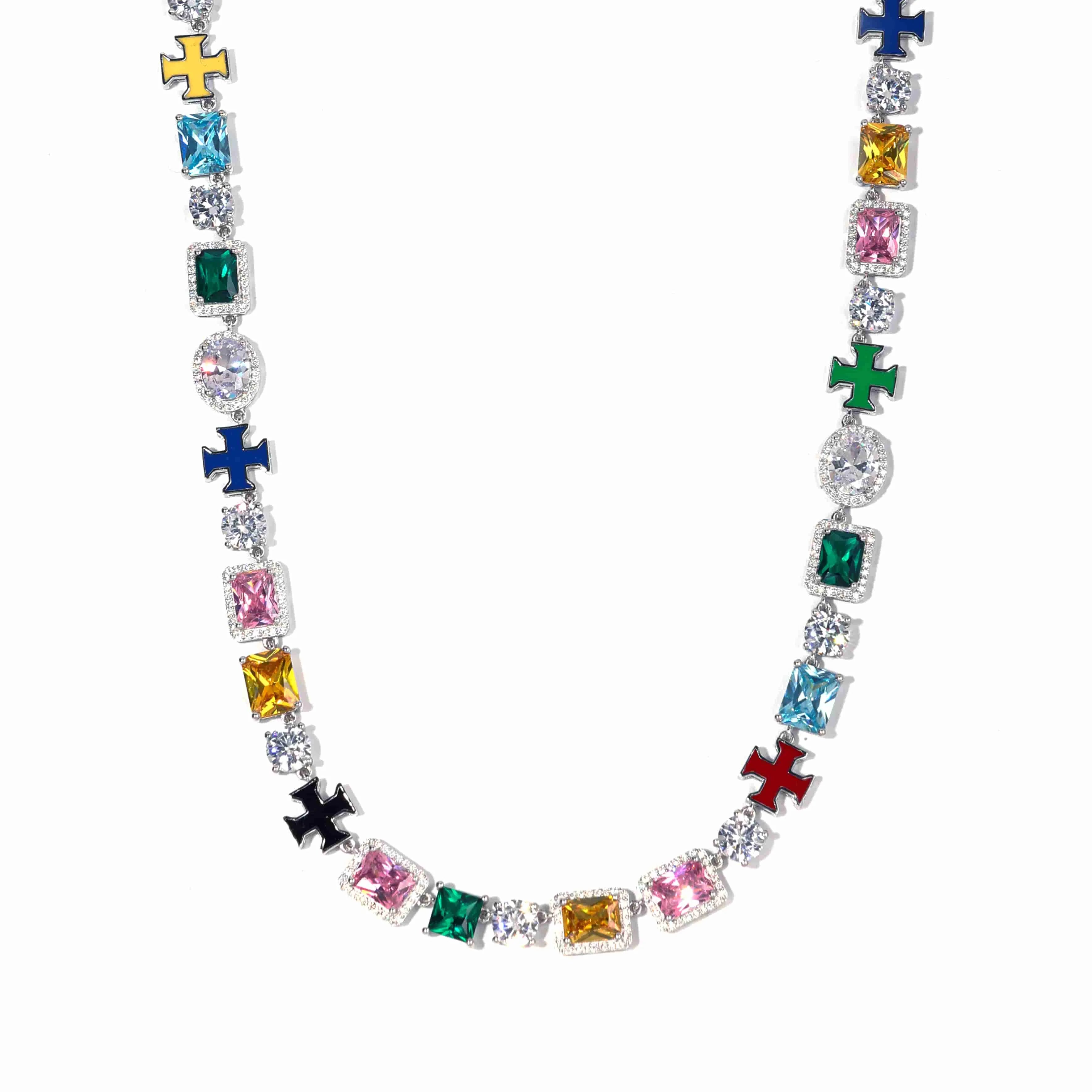 VYNE // ITALIAN SILVER GEMSTONE NECKLACE