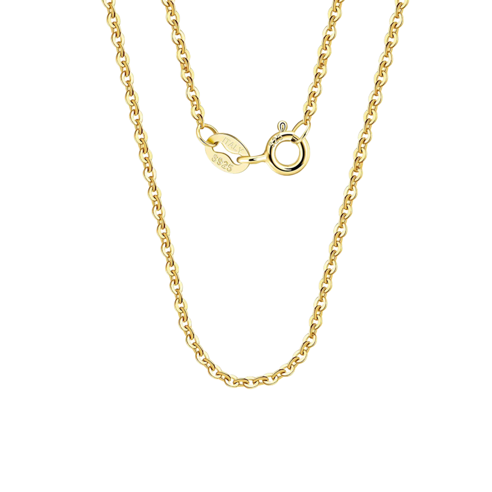 VYNE // ITALIAN SILVER CABLE GLD
