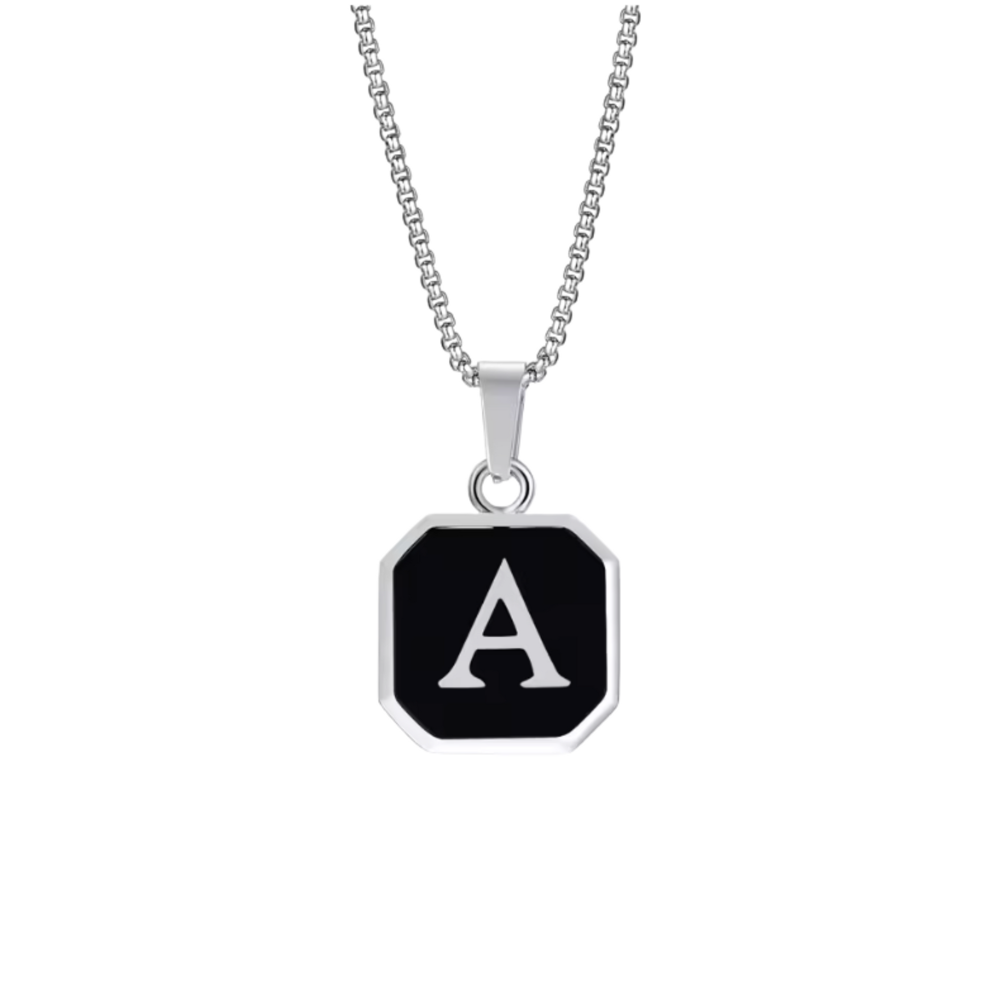 MINI INITIAL WITH ROPE CHAIN