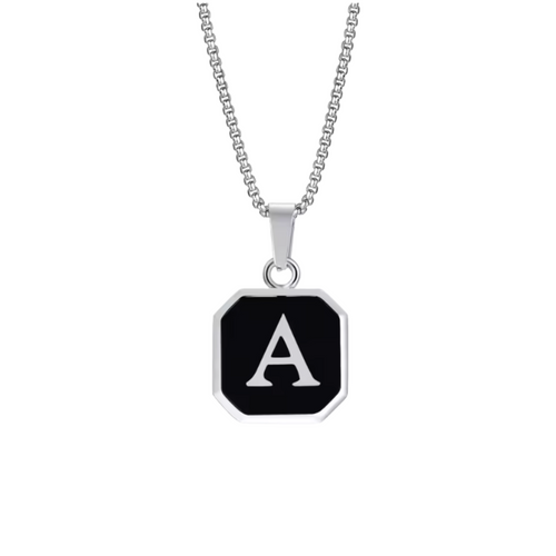 MINI INITIAL WITH ROPE CHAIN