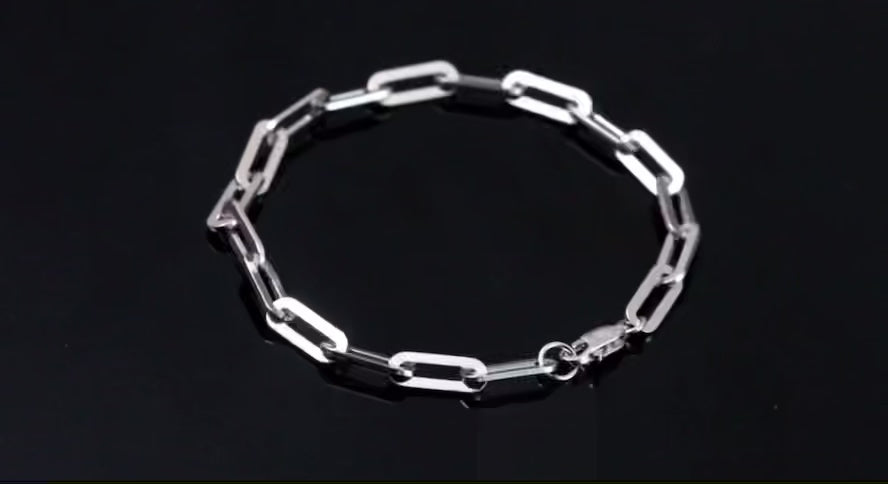 VYNE // ITALIAN SILVER PAPERCLIP 4,5mm